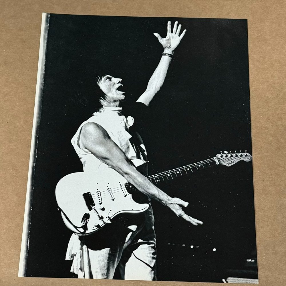 Jeff Beck - Music Print Ad Photo - 2008